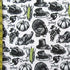 Thanksgiving "Giving Thanks" Print on Poly Spandex Fabric (4 Way Stretch/Per Yard)