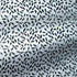 Shiny Foil Vine Leaves on White Nylon Spandex Fabric | (4 Way Stretch/Per Yard)