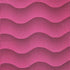 Black Foil Tidal Wave on Cerise Poly Spandex Fabric | (4 Way Stretch/Per Yard)