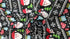 Christmas "Pacman Style" Santa Claus Print on Poly Spandex Fabric | (4 Way Stretch/Per Yard)