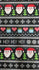 Christmas "Pacman Style" Santa Claus Print on Poly Spandex Fabric | (4 Way Stretch/Per Yard)