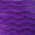 Waves with Black Foil on Purple Poly Spandex Fabric | (4 Way Stretch/Per Yard)