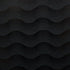 Waves with Black Foil on Black Poly Spandex Fabric | (4 Way Stretch/Per Yard)