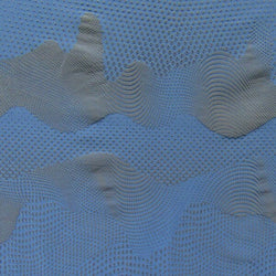 Activewear Abstract Print on Nylon Spandex Fabric (Light Blue) | (4 Way Stretch/Per Yard)