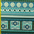 The Multi-Pattern Print on Soft Nylon Spandex Fabric (Blue) | (4 Way Stretch/Per Yard)