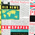 Newspaper Print on Poly Spandex Fabric | (4 Way Stretch/Per Yard)