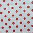 Polka Dot Print on Poly Mesh Fabric (Red/White) | (2 Way Stretch/Per Yard)