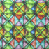 Stain Glass Printed on Poly Mesh Fabric | (4 Way Stretch/Per Yard)