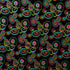 Trippy Inverse Dots Printed on Poly Spandex Fabric | (4 Way Stretch/Per Yard)
