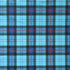 Colorful Plaid Print on Poly Spandex Fabric (Sky Blue/Royal) | (4 Way Stretch/Per Yard)