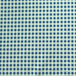 Gingham Print on Poly Spandex Fabric (Teal) | (4 Way Stretch/Per Yard)