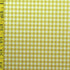Gingham Print on Poly Spandex Fabric (Gold) | (4 Way Stretch/Per Yard)