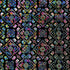 Paisley Printed with Multicolor Foil on Black Poly Spandex Fabric | (4 Way Stretch/Per Yard)