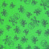 Skulls and Bones Printed on Poly Mesh Fabric (Mint Green) | (4 Way Stretch/Per Yard)