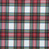 Multicolor Plaid Print on Poly Spandex Fabric | (4 Way Stretch/Per Yard)