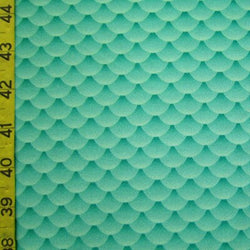 Bubbly Fishscale Print on Nylon Spandex Fabric | (4 Way Stretch/Per Yard)