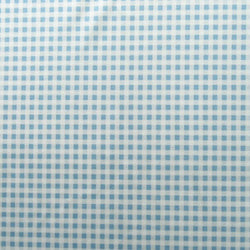 Gingham Print on Poly Spandex Fabric (Sky Blue) | (4 Way Stretch/Per Yard)