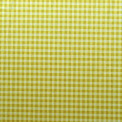 Gingham Print on Poly Spandex Fabric (Gold) | (4 Way Stretch/Per Yard)
