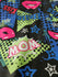 Comic Style Speech Bubble Print on Poly Spandex Fabric | (4 Way Stretch/Per Yard)