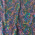 Holographic Abstract Foil Print on Poly Spandex Fabric | (4 Way Stretch/Per Yard)