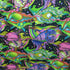 Fish Print on Poly Spandex Fabric | (4 Way Stretch/Per Yard)