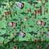 Merry Christmas Print on Poly Spandex Fabric | (4 Way Stretch/Per Yard)