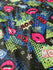 Comic Style Speech Bubble Print on Poly Spandex Fabric | (4 Way Stretch/Per Yard)