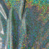 Black Shattered Glass w/ Holographic Foil Spandex Fabric | (4 Way Stretch/Per Yard)