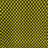 1/2&quot; Checkerboard Print on Poly Spandex Fabric (Yellow/Black) | (2 Way Stretch/Per Yard)