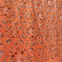 Paisley Printed with Foil on Poly Spandex Fabric (Silver/Orange) | (4 Way Stretch/Per Yard)
