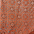 Paisley Printed with Foil on Poly Spandex Fabric (Silver/Orange) | (4 Way Stretch/Per Yard)