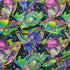 Fish Print on Poly Spandex Fabric | (4 Way Stretch/Per Yard)