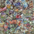 International Money Printed on Poly Mesh Fabric | (4 Way Stretch/Per Yard)