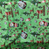 Merry Christmas Print on Poly Spandex Fabric | (4 Way Stretch/Per Yard)
