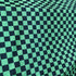 Checkerboard Print (1x1) on Nylon Spandex Fabric (Lime Green/Black) | (4 Way Stretch/Per Yard)