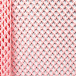 Cabaret Big Hole Mesh Fabric (Bubblegum Pink) | (4 Way Stretch/Per Yard)