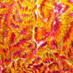 Colorful Abstract Print on Poly Spandex Fabric | (4 Way Stretch/Per Yard)