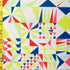 Colorful Printed Pattern on Poly Spandex Fabric | (4 Way Stretch/By The Yard)