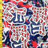 USA Print on Poly Spandex Fabric | (4 Way Stretch/Per Yard)