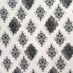 Abstract Print on Poly Spandex Fabric | (4 Way Stretch/Per Yard)