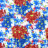 Vibrant Abstract Print on Poly Spandex Fabric | (4 Way Stretch/Per Yard)