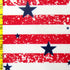 America Liberty Flag Print on Poly Spandex Fabric |  (4 Way Stretch/Per Yard)
