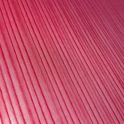 Solid Color Pleated Poly Mesh Fabric (Red) | (2 Way Stretch/Per Yard)