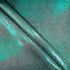 Turquoise Matrix Dot on Mallard Nylon Spandex Fabric | (4 Way Stretch/Per Yard)