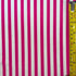 Vertical Stripes on Poly Spandex Fabric (White/Hot Pink) |  (4 Way Stretch/Per Yard)