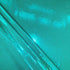Turquoise Laser Foil with Dots on Turquoise Spandex Fabric | (4 Way Stretch/Per Yard)