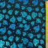 Holographic Sparkly Hearts on Poly Spandex Fabric (Red/Black) | (4 Way Stretch/Per Yard)