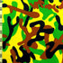 Color Camouflage Printed on Poly Spandex Fabric | (4 Way Stretch/Per Yard)