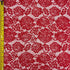 Floral Print on on Stretch Lace (Pink) | (Non Stretch/Per Yard)