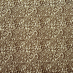Leopard Print on Poly Spandex Fabric | (4 Way Stretch/Per Yard)